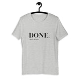 Done. Black Women Short Sleeve Tee